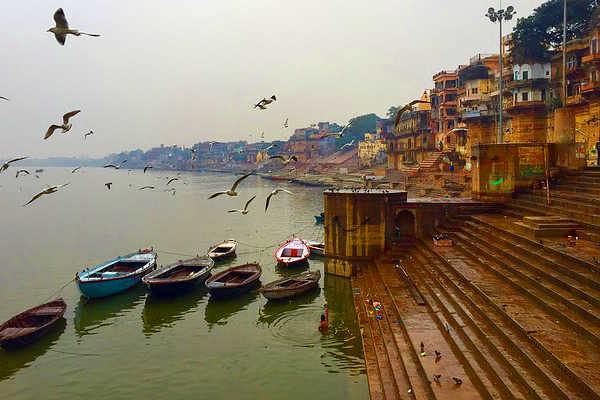 Morning Boat Ride At Varanasi Ghat